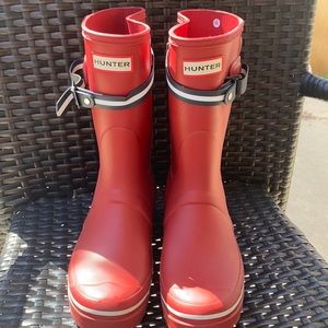 Hunter Rain Boots Worn Once Size 8